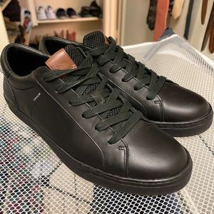 Men’s Coach Black Leather Sneakers